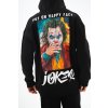 Mikina Joker Put on Happy face černá