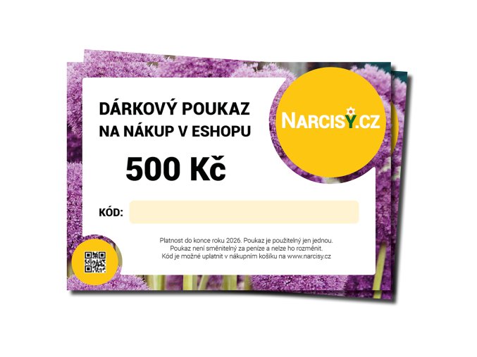 DARKOVY POUKAZ Narcisy cz 500