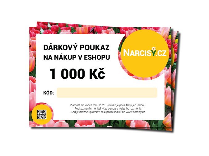 DARKOVY POUKAZ Narcisy cz 1000