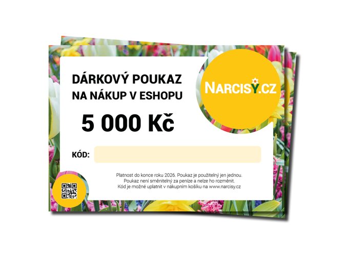 DARKOVY POUKAZ Narcisy cz 5000