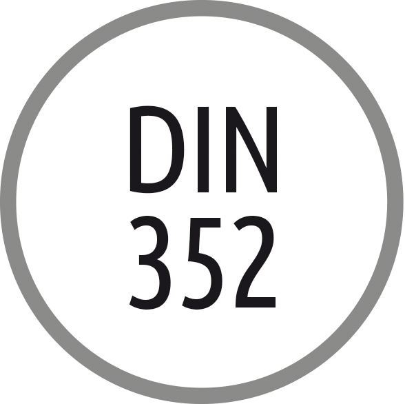 Tap standard: DIN 352