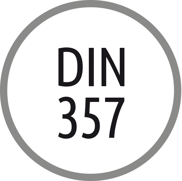 Tap standard: DIN 357