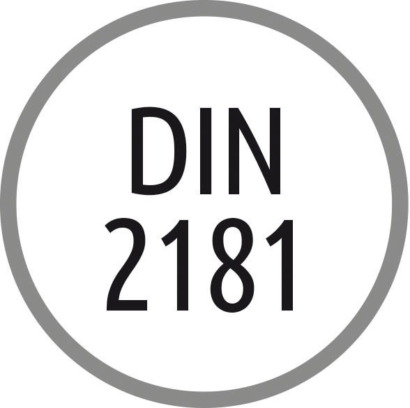 Tap standard: DIN 2181