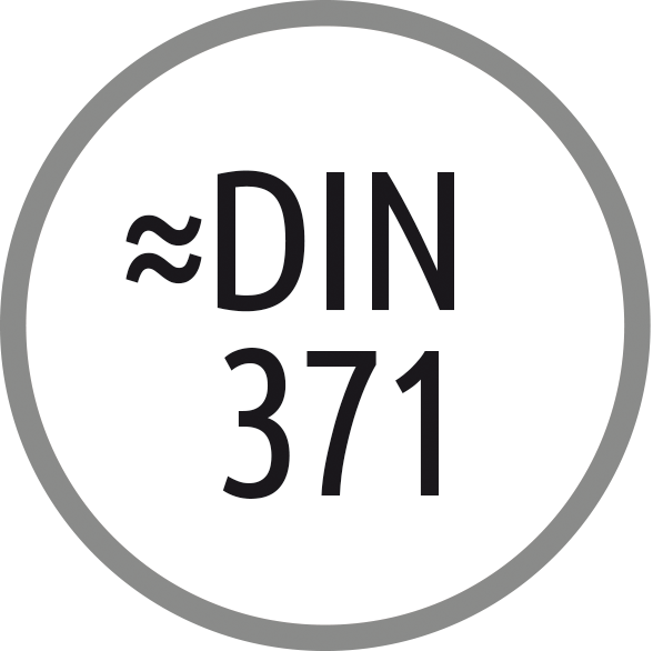 Tap standard: ~ DIN 371