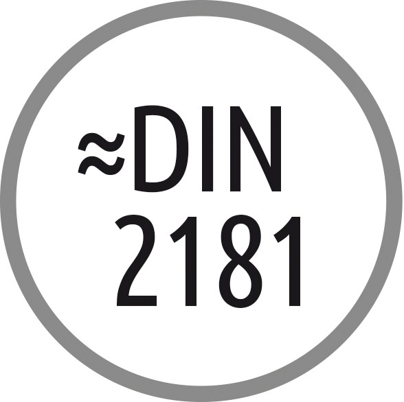 Tap standard: ~ DIN 2181