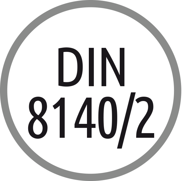 Thread standard: DIN 8140/2