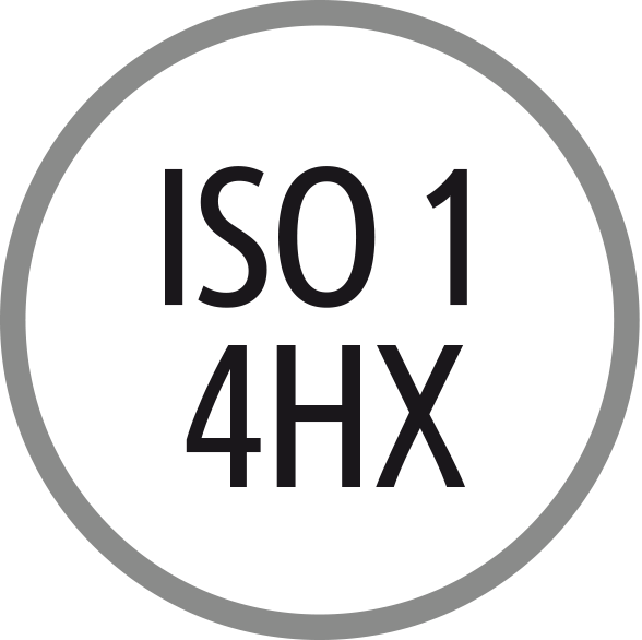 Thread tolerance: ISO 1 - 4HX