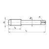 0600 - Short machine tap with right-hand spiral flutes 40°
