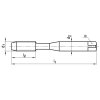 2280 - Machine tap with right-hand spiral flutes 40°
