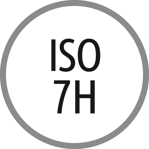 Lícování závitů: ISO - 7H