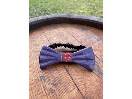 Motýlek fialový vánoční