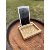 Dřevěný stojan na mobil/tablet
