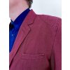 Volnočasové sako pánské vínové