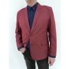 Volnočasové sako pánské vínové