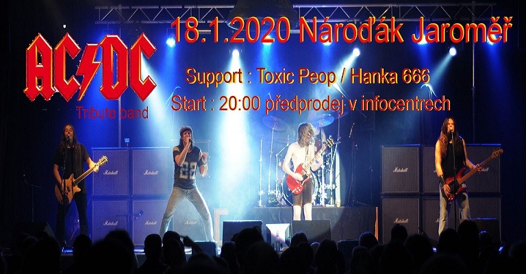 18.1.2020 AC/DC Czech revival/Toxic People/Hanka 666 