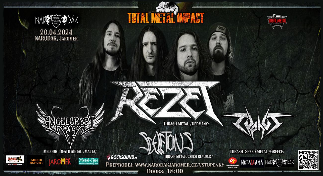Thrash-Death tour/REZET- ANGELCRYPT-SCELETONS
