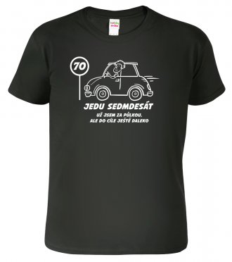Tričko k 70 narozeninám