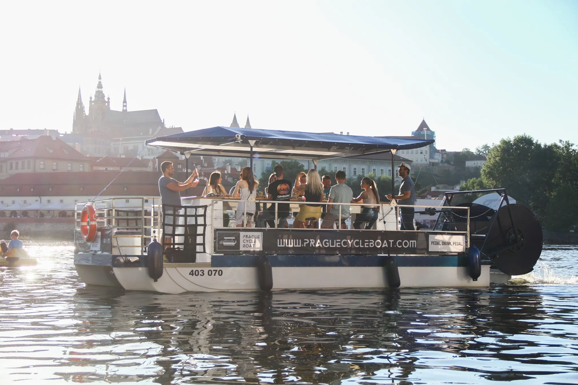 Prague Cycle Boat