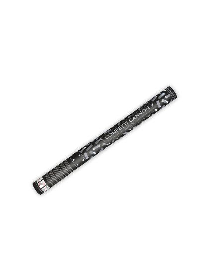 Vystřelovací konfety - 60cm stříbrné