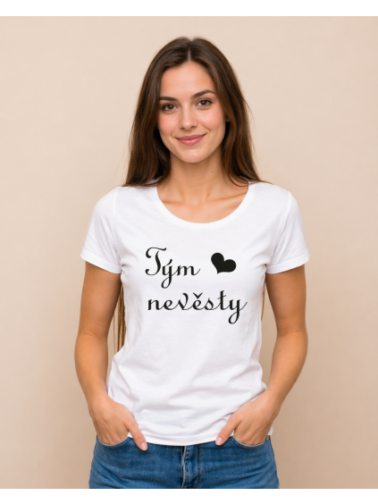 Dámské tričko Tým nevěsty 2