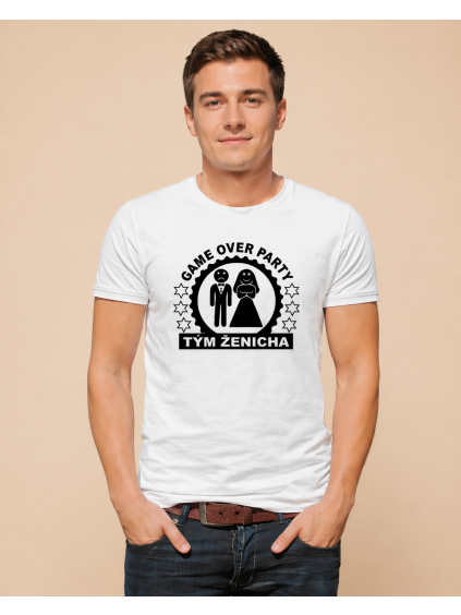 Pánské tričko Tým ženicha1