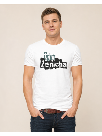 Pánské tričko Tým ženicha punk