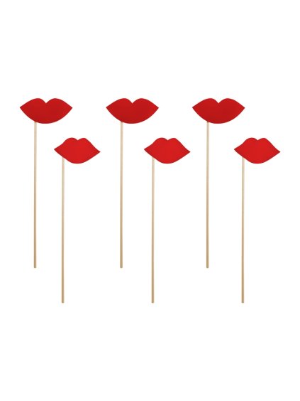 Fotorekvizity Ústa – sada na rozlučku