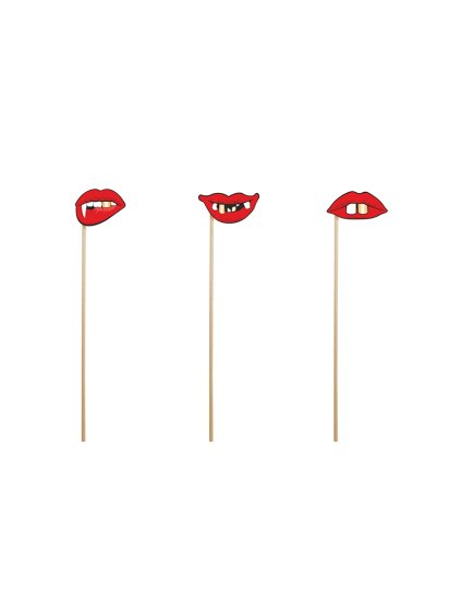 Fotorekvizity Zuby – sada na rozlučku