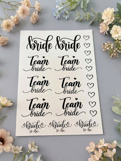 team bride