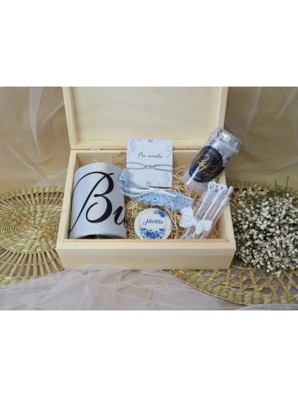 Stříbrný box pro nevěstu