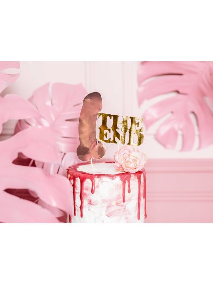 Dortová zapichovátka The End – dekorace na rozlučku