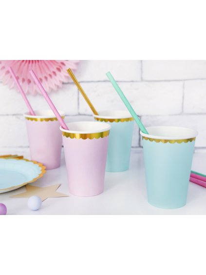 Party kelímky růžové – papírové kelímky na oslavu