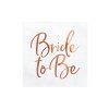 Ubrousky Bride to Be rosegold – na rozlučku