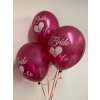 10 ks balónků Bride to be - fuchsiová