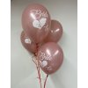 10 ks balónků Bride to be - rosegold