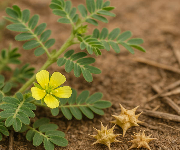 Tribulus terrestris (kotvičník zemní): trnitá bylina tradičně pro muže