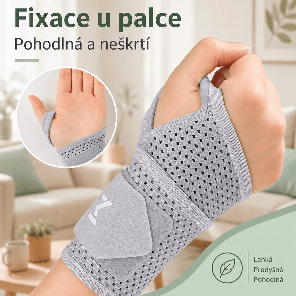 Elastická zpevňovací bandáž na zápěstí