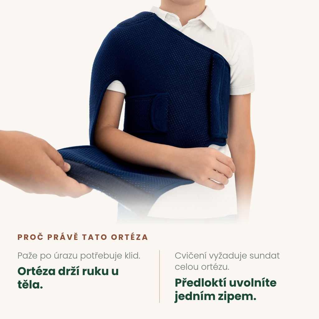 Dětská ortéza ramene REH4MAT AM-KOB TORTO – drží paži u těla