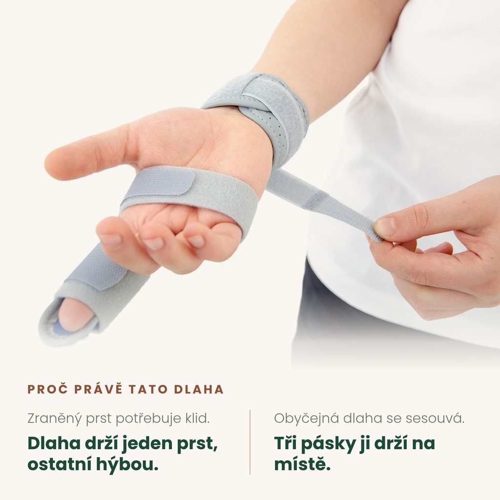 Dlaha na prst pro děti REH4MAT AM-D-02 – dlaha drží jeden prst
