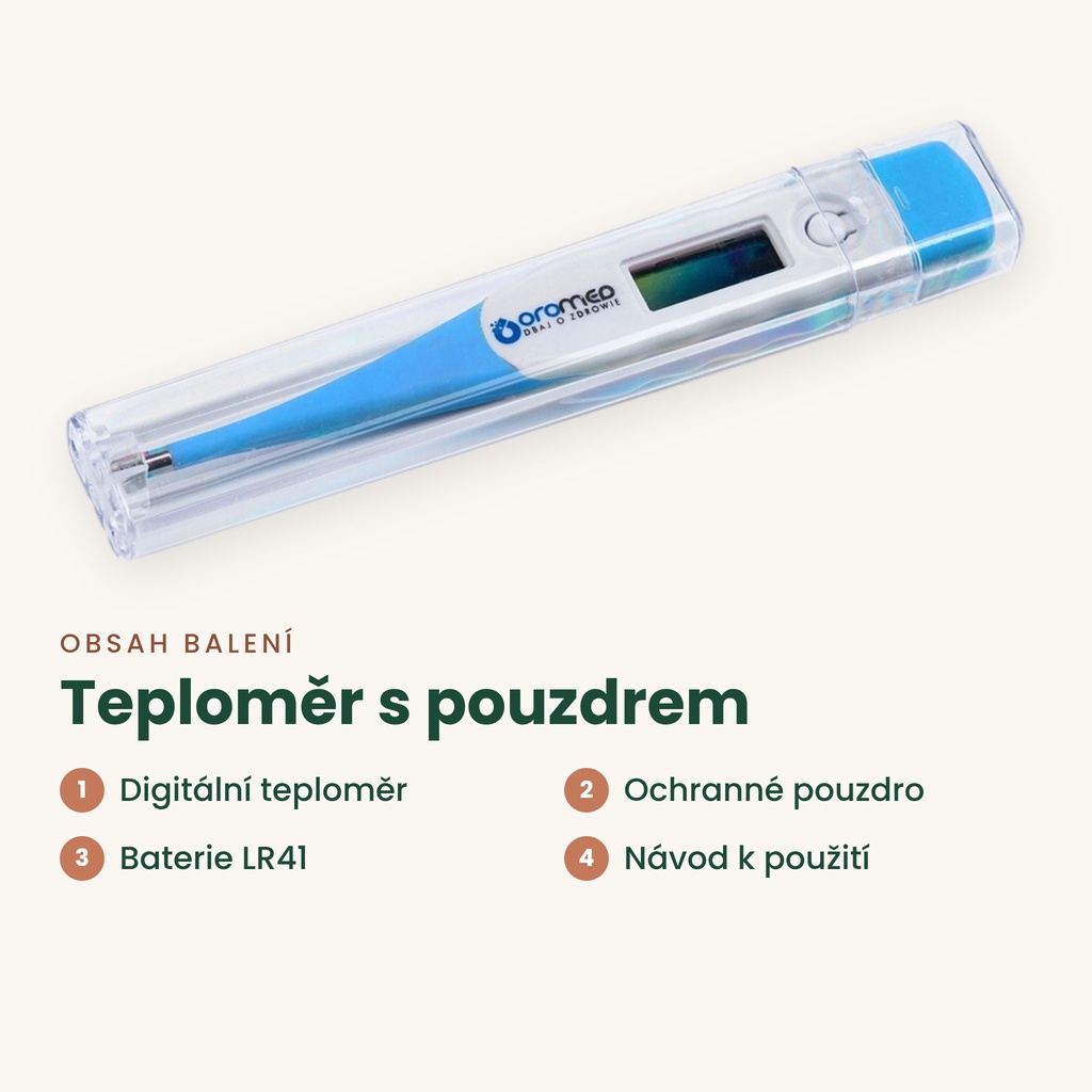 Digitální teploměr Oromed ORO-FLEXI – co umí