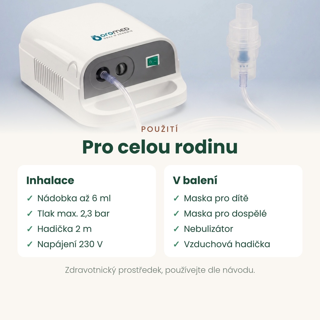 Oromed ORO-SMART NEB – pro celou rodinu