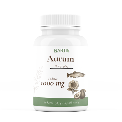 Nartis Aurum Omega 3-6-9 60 kapslí