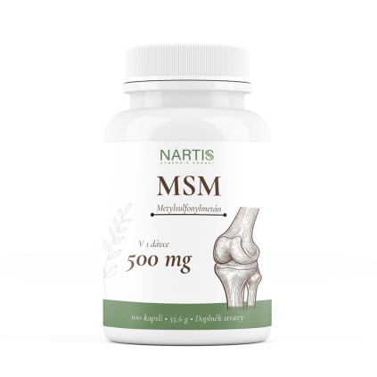 Nartis MSM 500 mg 100 kapslí