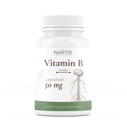 Nartis B-komplex 50 mg 100 kapslí