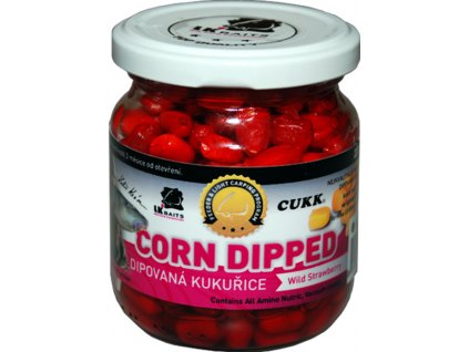 LK Baits Dipovaná kukuřice Wild Strawberry