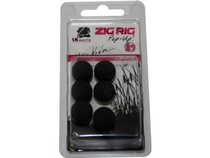 LK Baits ZIG RIG Pop–Up 14 mm – Black