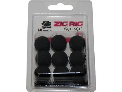 LK Baits ZIG RIG Pop–Up 18 mm – Black