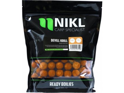 Nikl Hotové boilies Devill Krill (Varianta Nikl Ready boilie Devill Krill 20mm, 250g)
