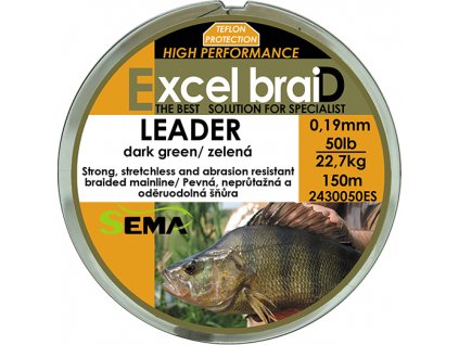 Leader 25lbs 150m zelená