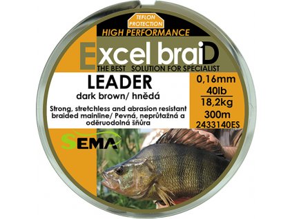 Leader 30lbs 300m hnědá